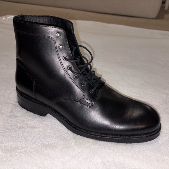 Wolverine BLVD Leather Plain Toe Boots (Black) - Picture 2 of 2